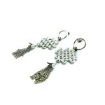 Mariana Earrings Drop Rich Rhodium Plated On A Clear Day Inspiration Coll.