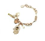 Mariana Bracelet Champagne Swarowski Crystal Hamsa On A Clear Day Icons Coll.