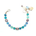 Mariana Bracelet Shades of Blue and Purple Swarovski Crystal Summer 2019 Special Coll. - Image 2