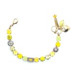 Mariana Bracelet Shades Of Yellow & Purple Austrian Crystals Summer 2019 Special Coll. - Image 3