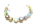 Mariana Bracelet Yellow, Purple, Light Blue, Green & White Austrian Crystals Summer 2019 Special Coll. - Image 3