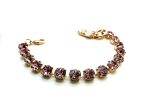 Bracelet By Mariana Woman Classy Antique Pink Swarovski Crystals - Image 3