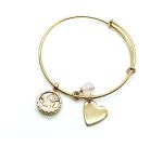 Mariana Calf  Bracelet Guardian Angel Pink Champagne Austrian Crystals Pink Ice Gypsy Soul Coll. - Image 3