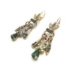 Mariana Earrings Crystal Green,Black Diamond,Champagne & Silk Swarovsky Crystals Luxuary Nirvana Coll. - Image 3
