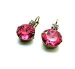 Mariana Earrings Special Red Swarovsky Crystals Magnolia Coll. - Image 3