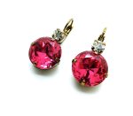 Mariana Earrings Special Red Swarovsky Crystals Magnolia Coll.