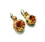 Earrings By Mariana Woman Beautiful Round Shape Copper Swarovski Crystals - Image 2