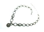 Mariana Necklace Pandant Silver Coin and Clear Crystals On A Clear Day Inspiration Coll. - Image 2