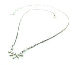 Mariana Necklace Pendant Silver Plated Beautuful Leafs shape