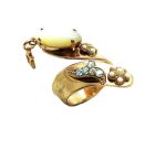 Mariana Ring Pearl Mineral & White,Clear Swarovski Crystals My Treasures Coll. - Image 2