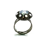Mariana Ring Moon Stone and White Crystal Swarovski My Treasures Coll. - Image 3