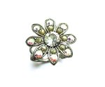 Mariana Ring Flower Shape Pearls & Clear Austrian Crystals My Treasures Coll. - Image 2