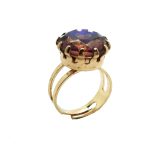 Mariana Ring Round Purple Swarovski Crystal My Treasures Coll. - Image 3