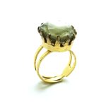 Mariana Ring Green Aventurine Champagne & Caviar Nirvana Coll. - Image 2