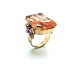 Mariana Ring Butterfly & Pink Rectangle Swarovski Crystals My Treasures Coll. - Image 2