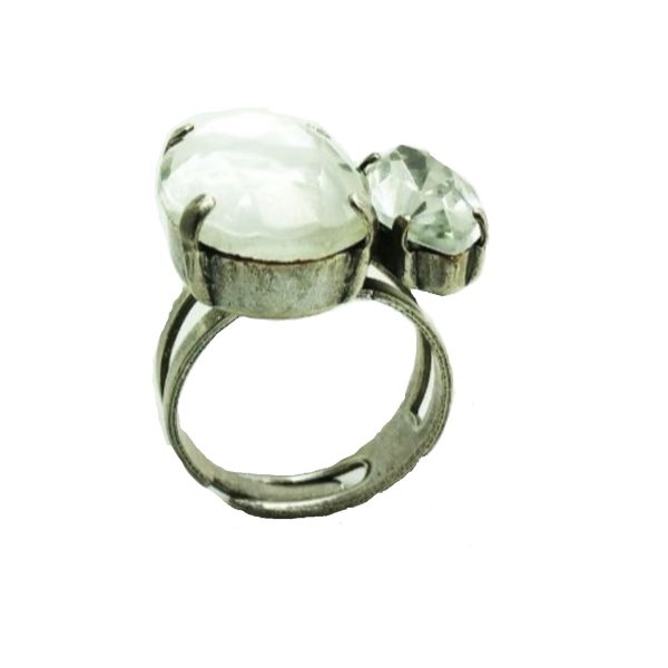 Mariana Ring Clear Oval & Marquise Swarovski Crystal Serenity Inspiration Coll.