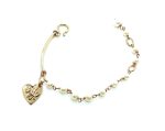 Bracelet By Mariana Woman Georgiou's Heart Shape and Pearls
