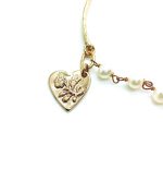 Bracelet By Mariana Woman Georgiou's Heart Shape and Pearls - Image 2