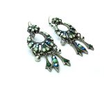 Mariana Earrings Chandelier Swarovski Crystal Exotic Amber Dancing the night away Coll. - Image 3