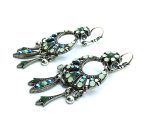 Mariana Earrings Chandelier Swarovski Crystal Exotic Amber Dancing the night away Coll. - Image 2