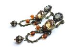 Mariana Earrings Brown Chandelier Swarovski Crystals Romance Dancing The Night Away Coll. - Image 3