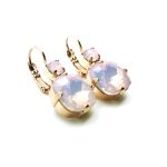 Earrings By Mariana Woman Beautiful Rose Opal Swarovski Crystals - Image 2