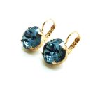 Mariana Earrings Montana Blue Austrian Crystals My Trasures Coll. - Image 3