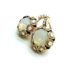 Mariana Earrings White Flower Shape Austrian Crystal My Treasures Coll. - Image 3
