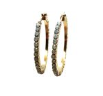Earrings By Mariana My Treasures Coll. White Opal Round Austrian Crystals
