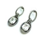 Mariana Earrings Clear Emerald Shape Swarovski Crystal Emerald City Icons Coll.