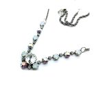 Mariana Pendant Necklace White & Clear & Dual Swarovski Crystals On A Clear Day Inspiration Coll. - Image 3