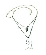 Mariana Necklace Pendant Beautuful Seahorse & Fish Shape Silver Plated - Image 2