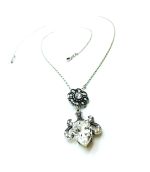 Mariana Pendant Necklace Pair & Flower Shape Swarovski Crystals On A Clear Day Inspiration Coll.