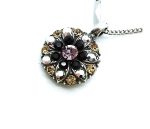 Mariana Pendant Guardian Angel Multi Color Swarovski Crystals Faith Inspiration Coll.