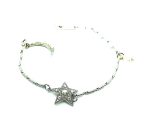 Bracelet By Mariana Woman Star and Moon Champagne Swarovski Crystals - Image 2