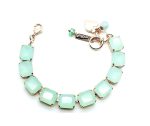 Mariana Bracelet Rectangle Octagon Shape Pacific Opaque Austrian Crystals My Treasures Coll.