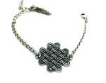 Mariana Bracelet Lines intersect Beautiful Unique Silver Plated