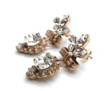 Mariana Earrings Marquise & Oval Clear Swarovsky Crystal On A Clear Day Inspiration Coll. - Image 2