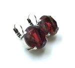 Mariana Earrings Round Red Swarovski Crystal My Treasures Coll. - Image 3
