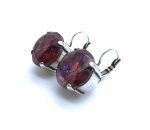 Mariana Earrings Round Red Swarovski Crystal My Treasures Coll. - Image 2