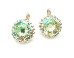 Mariana Earrings Amethyst Beautiful Round Shape Multi Color Swarovski Crystals - Image 3