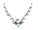 Mariana Pendant Necklace Oval Clear & Milky Swarovski Crystal On A Clear Day Inspiration Coll. - Image 2