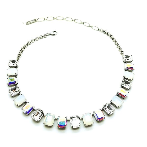 Mariana Necklace Clear Emerald Shape Austrian Crystals On A Clear Day Inspiration Coll.