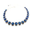 Mariana Necklace Austrian Crystals Cobalt Blue Opal Faceted Beautiful 2019 Special Edition - Image 3