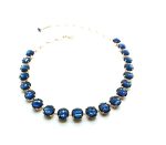 Mariana Necklace Austrian Crystals Cobalt Blue Opal Faceted Beautiful 2019 Special Edition - Image 2