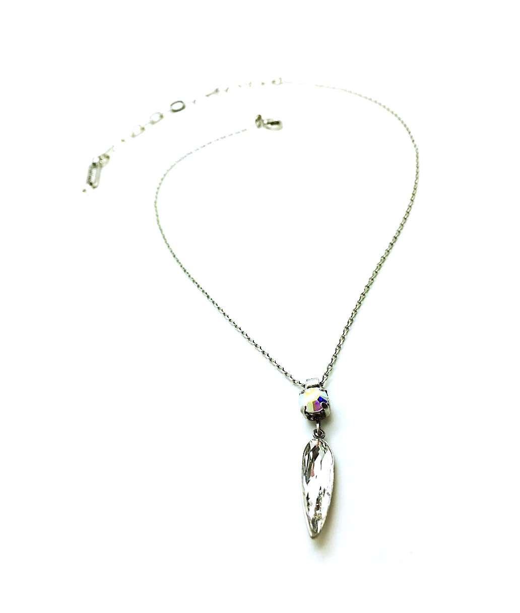 N-5030-20-001-SP (1) Mariana Pendant Necklace Round & Pair Shape Swarovski Crystal On A Clear Day Inspiration Coll. - Image 1