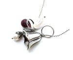 Pendant Necklace By Mariana Beautiful Woman Bell Shape Pircorpearl Mineral - Image 3