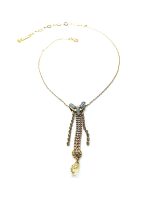 Mariana Necklace Pendant Light Blue Austrian Crystals Rhapsode Odyssey Coll.