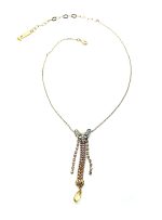 Mariana Necklace Pendant Light Blue Austrian Crystals Rhapsode Odyssey Coll. - Image 2