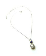 Mariana Pendant Necklace Round Shape Clear Swarovski Crystals On A Clear Day Inspiration Coll. - Image 2